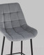 Миниатюра изображения товара Стул барный Stool Group Флекс / AV 405-N25-08(PP) (велюр серый)