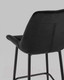 Миниатюра изображения товара Стул барный Stool Group Флекс / AV 405-N28-08(PP) (велюр черный)