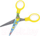 Миниатюра изображения товара Ножницы канцелярские Brauberg Kid Series Жирафы / 232269 (желтый)