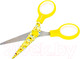 Миниатюра изображения товара Ножницы канцелярские Brauberg Kid Series Смайлики / 232274 (желтый/белый)