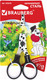 Миниатюра изображения товара Ножницы канцелярские Brauberg Kid Series Далматин / 232276 (черный/белый)