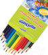 Миниатюра изображения товара Набор цветных карандашей Юнландия В гостях у букашек / 181378 (12цв)