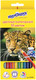 Миниатюра изображения товара Набор цветных карандашей Юнландия Мир животных / 181383 (12цв)