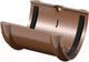 Миниатюра изображения товара Соединитель желобов Технониколь ПВХ 683370 (темно-коричневый)