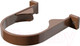 Миниатюра изображения товара Хомут водосточной трубы Технониколь ПВХ 683376 (темно-коричневый)