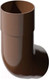 Миниатюра изображения товара Колено трубы водосточной Технониколь ПВХ 135 градусов / 359455 (коричневый)