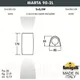 Миниатюра изображения товара Бра уличное Fumagalli Marta 2A4.000.000.LXU2L