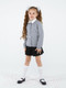 Миниатюра изображения товара Кофта детская Amarobaby Pure Love School / AB-OD21-PLS2002/11-128 (серый, р. 128)