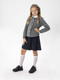 Миниатюра изображения товара Кофта детская Amarobaby Pure Love School / AB-OD21-PLS2002/11-128 (серый, р. 128)