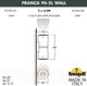 Миниатюра изображения товара Бра уличное Fumagalli Franca 90 3A7.003.000.WXU2L