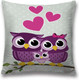 Миниатюра изображения товара Наволочка декоративная JoyArty Совиная семья / sl_10823