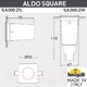 Светильник уличный Fumagalli Aldo 1L4.000.000.LXZ1L — фото 6