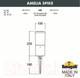Светильник уличный Fumagalli Amelia DR2.572.000.LYF1R — фото 4