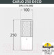Светильник уличный Fumagalli Carlo Deco DR3.573.000.WXU1L — фото 6