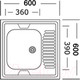 Миниатюра изображения товара Мойка кухонная Mixline L 310355