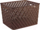 Миниатюра изображения товара Корзина Альтернатива Плетенка 35х29х22.5 / М3490 (коричневый)