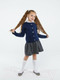 Миниатюра изображения товара Кофта детская Amarobaby Pure Love School / AB-OD21-PLS1902/20-122 (синий, р. 122)