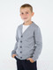 Миниатюра изображения товара Кардиган детский Amarobaby Pure Love School / AB-OD21-PLS1901/11-128 (серый, р. 128)