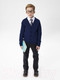 Миниатюра изображения товара Кардиган детский Amarobaby Pure Love School / AB-OD21-PLS1901/20-134 (синий, р. 134)