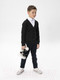 Миниатюра изображения товара Кардиган детский Amarobaby Pure Love School / AB-OD21-PLS1901/09-128 (черный, р. 128)