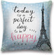 Миниатюра изображения товара Наволочка декоративная JoyArty Идеальный день быть счастливым / sl_16245
