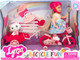 Миниатюра изображения товара Кукла с аксессуарами Qunxing Toys Милана на велосипеде / 4606