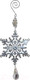 Миниатюра изображения товара Елочная игрушка Волшебная страна Снежинка / R100951 (серебристый)