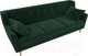Миниатюра изображения товара Диван Лига Диванов Брайтон 291 3-х местный / 109151 (велюр, зеленый)