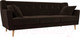 Миниатюра изображения товара Диван Лига Диванов Брайтон 291 3-х местный / 109160 (микровельвет, коричневый)