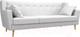 Миниатюра изображения товара Диван Лига Диванов Брайтон 291 3-х местный / 109168 (экокожа, белый)
