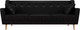 Миниатюра изображения товара Диван Лига Диванов Брайтон 291 3-х местный / 109170 (экокожа, черный)