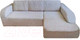 Миниатюра изображения товара Чехол на угловой диван Софатэкс ПО-3 без оборки правый (ваниль)