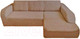 Миниатюра изображения товара Чехол на угловой диван Софатэкс ПО-3 без оборки правый (кофе с молоком)