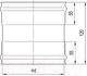 Миниатюра изображения товара Переходник для дымохода Ferrum ММ Ф200 / f0124 (430/0.8мм)