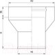 Миниатюра изображения товара Переходник для дымохода Ferrum ММ Ф160x250 / f0323 (430/0.8мм)