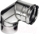 Миниатюра изображения товара Поворот для труб Ferrum Ф120 / f2419 (угол 90°, 430/0.8мм)