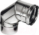 Миниатюра изображения товара Поворот для труб Ferrum Ф150 / f2421 (угол 90°, 430/0.8мм)