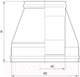 Миниатюра изображения товара Переходник для дымохода Ferrum Ф150x250 / f2609 (430/0.5мм)