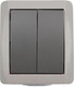 Миниатюра изображения товара Выключатель Kranz Idustrial KR-78-0609 (серый)