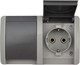 Миниатюра изображения товара Розетка Kranz Industrial KR-78-0613 (серый)