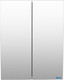 Миниатюра изображения товара Шкаф с зеркалом для ванной Viant Рим 55 / VRIM55-ZSH