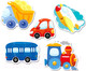 Миниатюра изображения товара Набор пазлов Baby Toys Транспорт / 04118