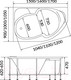 Миниатюра изображения товара Ванна акриловая 1Марка Diana 170x90 R / У97575