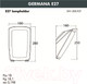 Миниатюра изображения товара Светильник уличный Fumagalli Germana 2N1.000.000.LYF1R