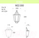 Миниатюра изображения товара Бра уличное Fumagalli Lesse M22.000.000.BXF1R