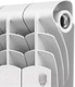 Миниатюра изображения товара Радиатор биметаллический Royal Thermo Revolution Bimetall 500 (6 секций, с монтажным комплектом, кронштейном и кранами)