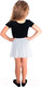 Миниатюра изображения товара Юбка для художественной гимнастики Indigo Sport SM-078 (р. 32-34, белый)