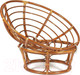 Миниатюра изображения товара Кресло садовое Tetchair Papasan 23/01 W без подушки (орех)