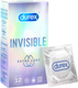 Миниатюра изображения товара Презервативы Durex Invisible Extra Lube №12 из натурального латекса ультратонкие (12шт)
