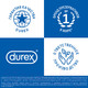 Миниатюра изображения товара Презервативы Durex Invisible XXL №3 из натурального латекса ультратонкие (3шт)